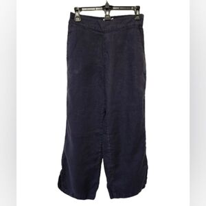 Rachel Zoe 100% Linen Dark Blue Pants Size XS